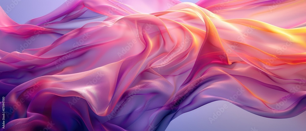 Obraz premium Fluid Color Fabric