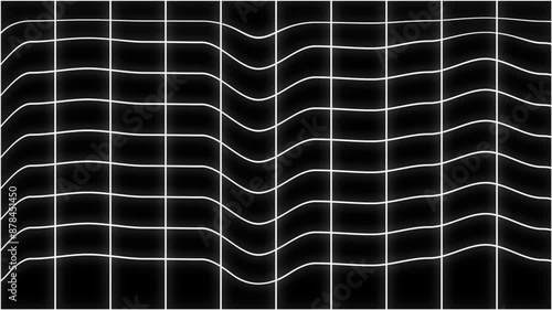 Abstract vertical displacement grid effect animation