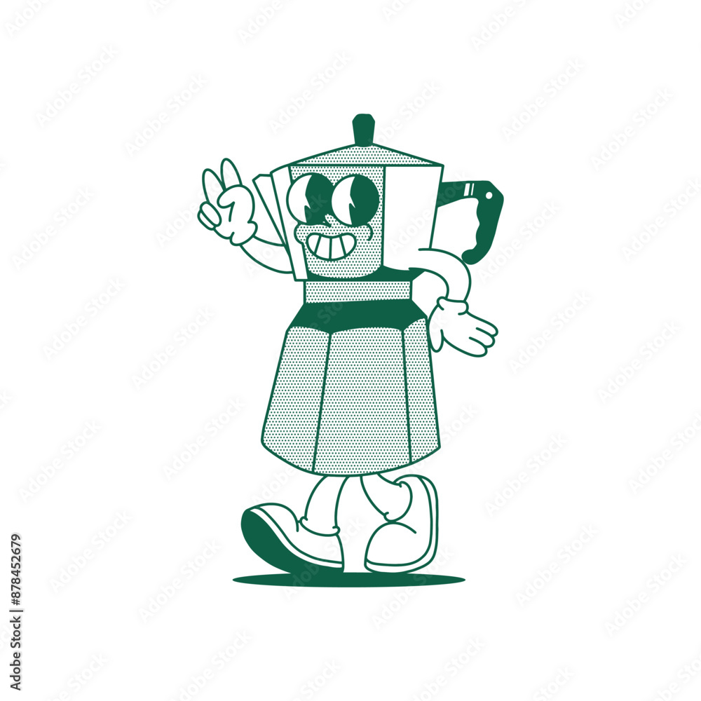 Moka Pot Coffee Adobe Illustrator Artwork Illustration Moka Pot Coffee Adobe Illustrator Artwork Illustration
