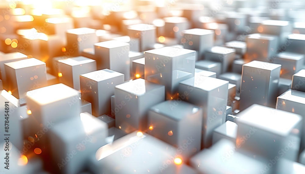 Fototapeta premium abstract background of cubes