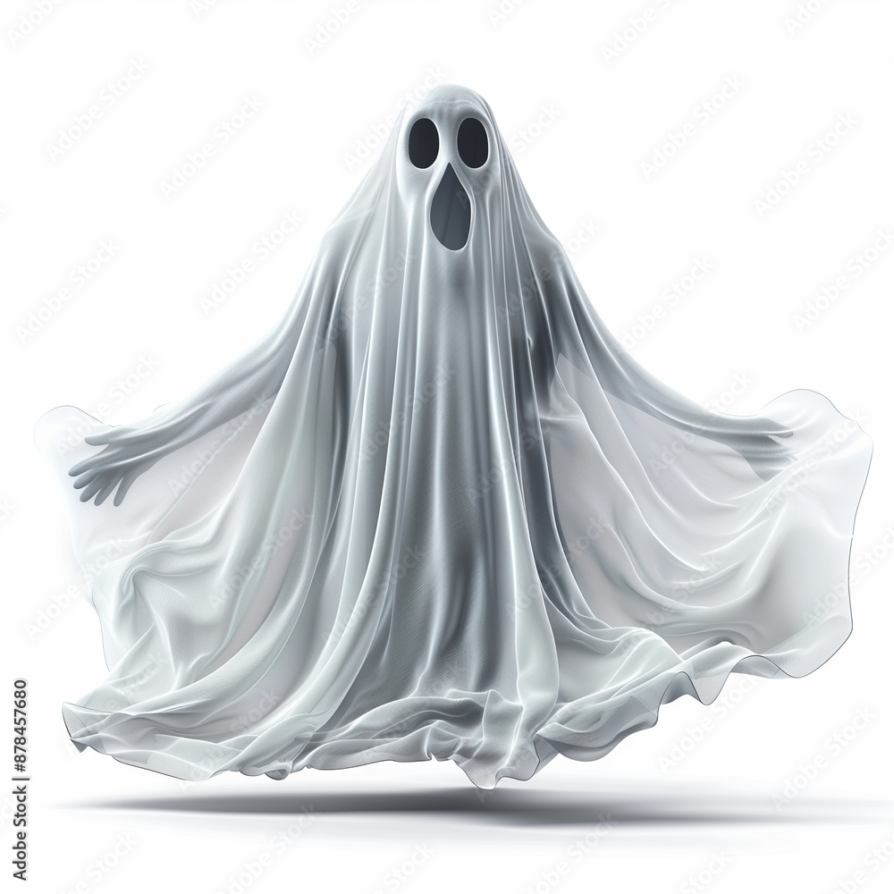 eerie ghost isolated on white eerie ghost isolated on white