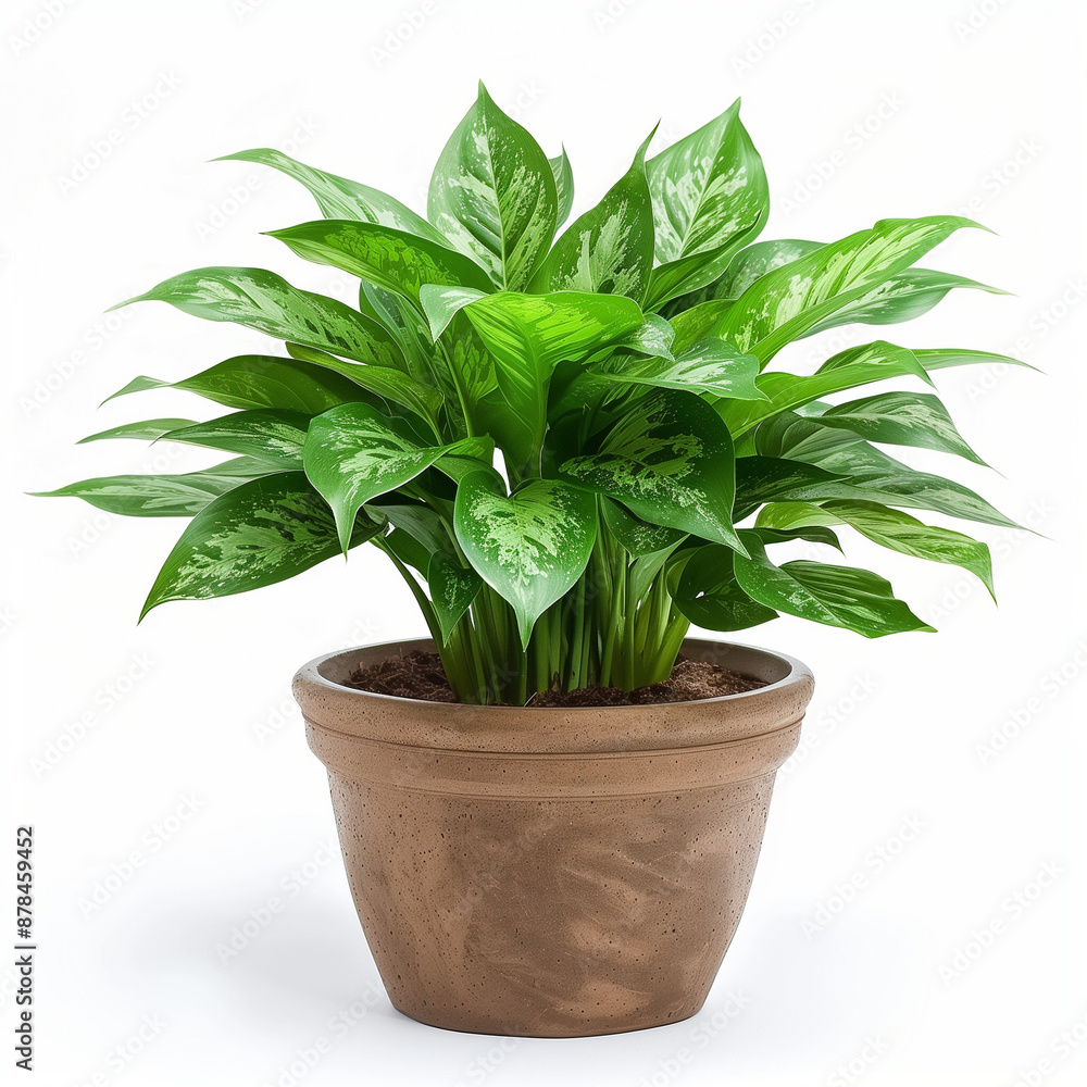 Obraz premium a houseplant on a white background