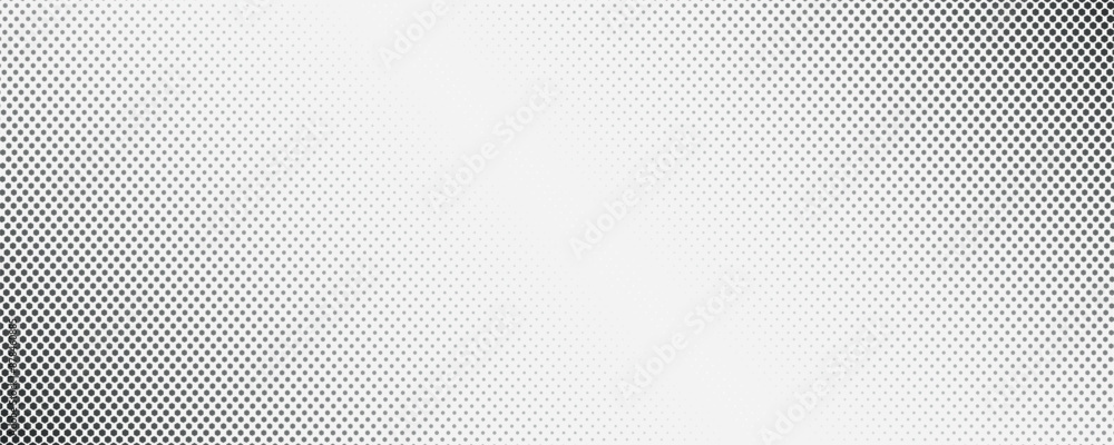 Black and white dotted halftone background. Halftone dots background. Black and white comic pattern. Black and white dotted halftone background. Halftone dots background. Black and white comic pattern.