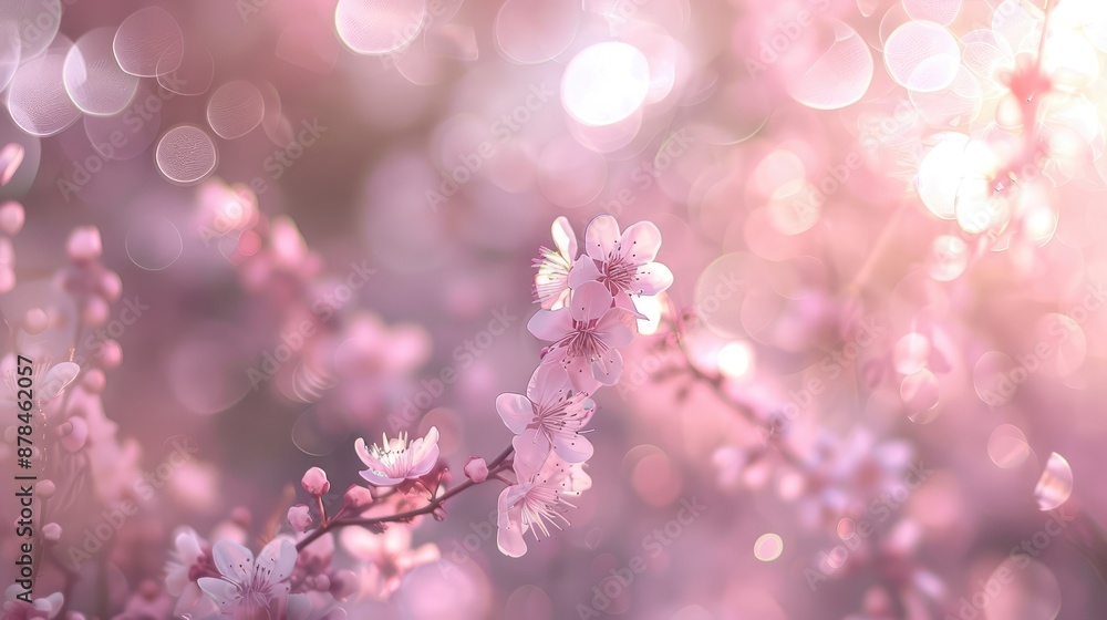 Soft pink bokeh background with a romantic feel Soft pink bokeh background with a romantic feel