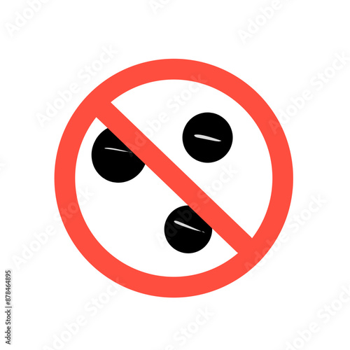 no drugs icon vector illustration