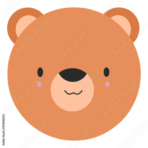 Cute Animals and Fauna Flat Icon Illustration  photo