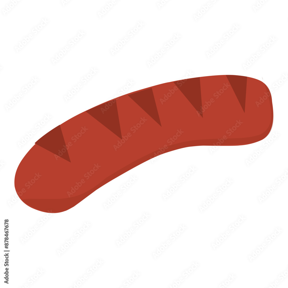 Cute Food and Drink Flat Icon Illustration Cute Food and Drink Flat Icon Illustration