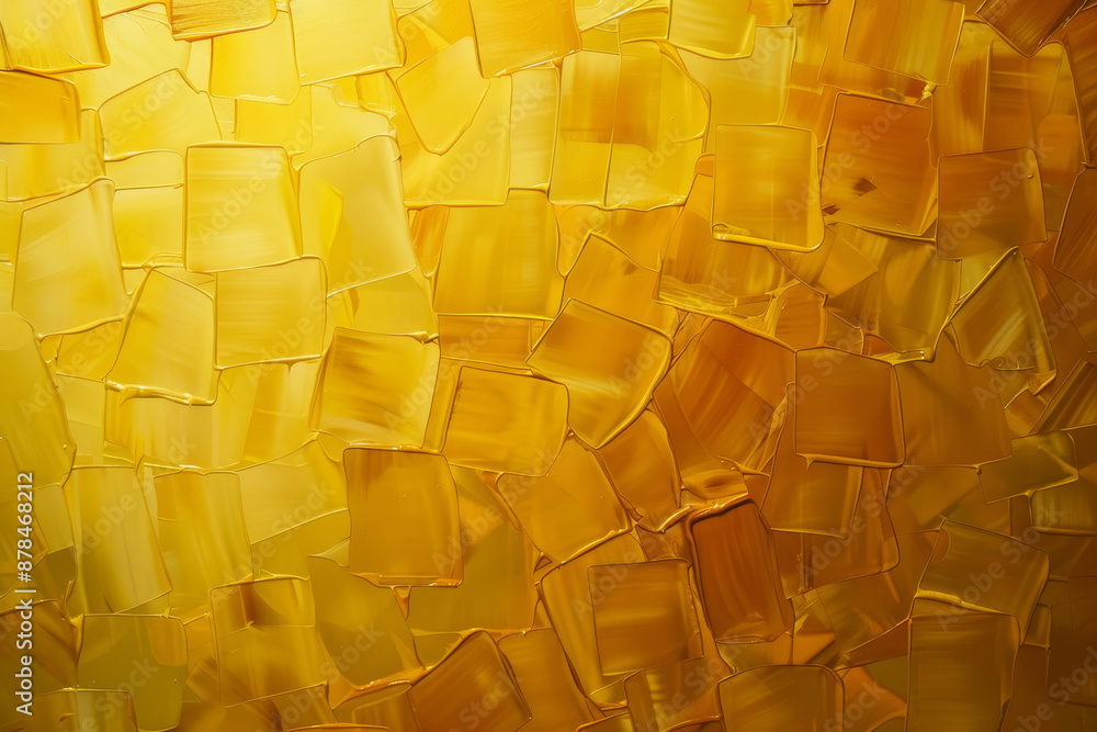 gold abstract paint strokes background with squares, textured geometric backdrop, abstract textured blocks. Geometric shapes overlap creating harmonious abstract composition. gold abstract paint strokes background with squares, textured geometric backdrop, abstract textured blocks. Geometric shapes overlap creating harmonious abstract composition.