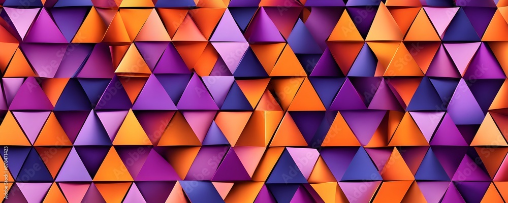 illustration of abstract art composed of overlapping triangles in vibrant colors illustration of abstract art composed of overlapping triangles in vibrant colors