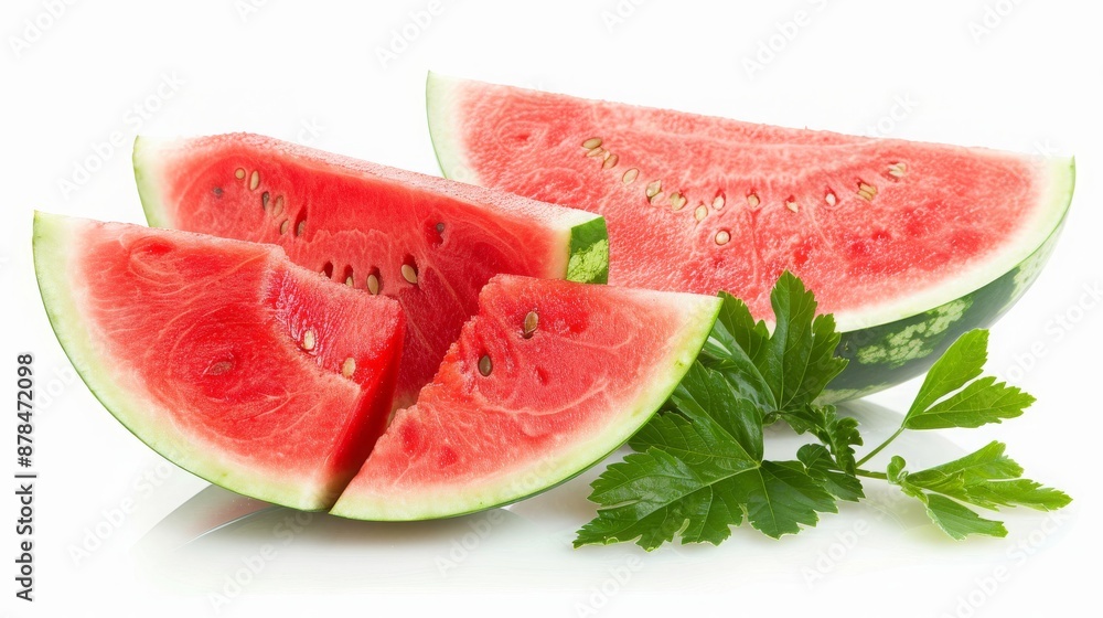 Sliced Watermelon. Fresh, Juicy, and Ready to Eat Sliced Watermelon. Fresh, Juicy, and Ready to Eat