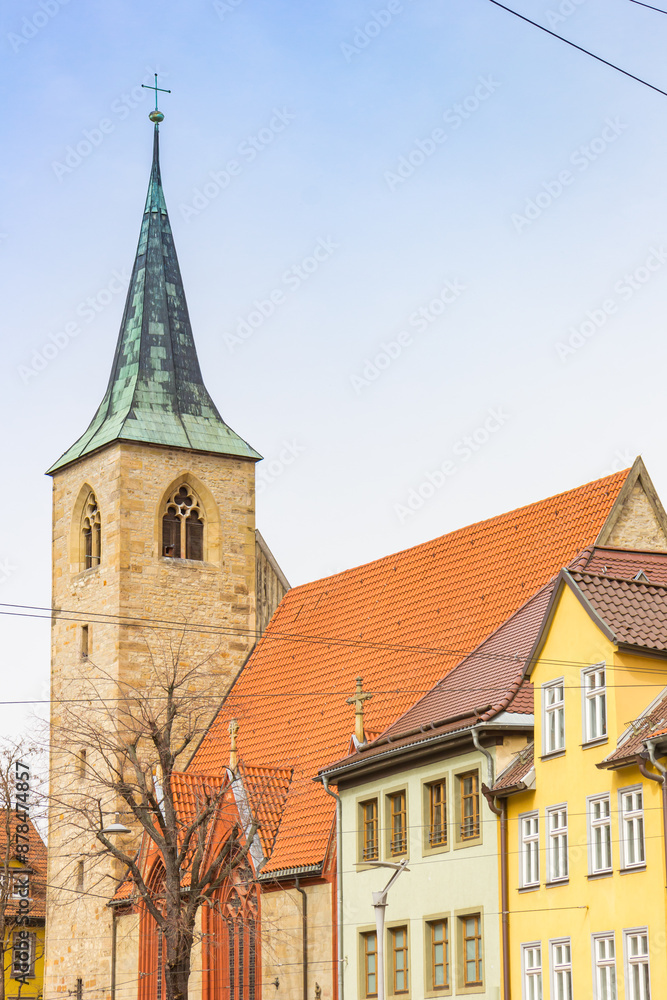 Tower of the St. Lorenz church in Erfurt, Germany