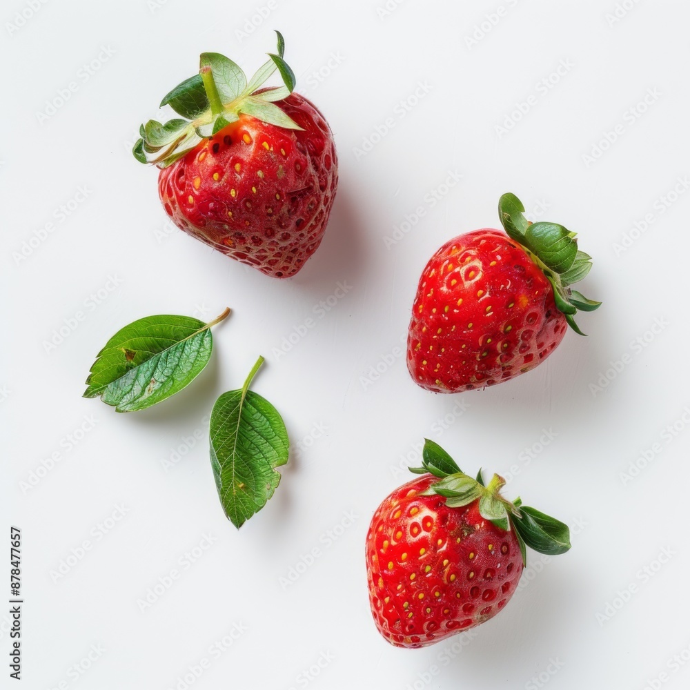 Fresh strawberries, Fruits, red berries close-up Fresh strawberries, Fruits, red berries close-up