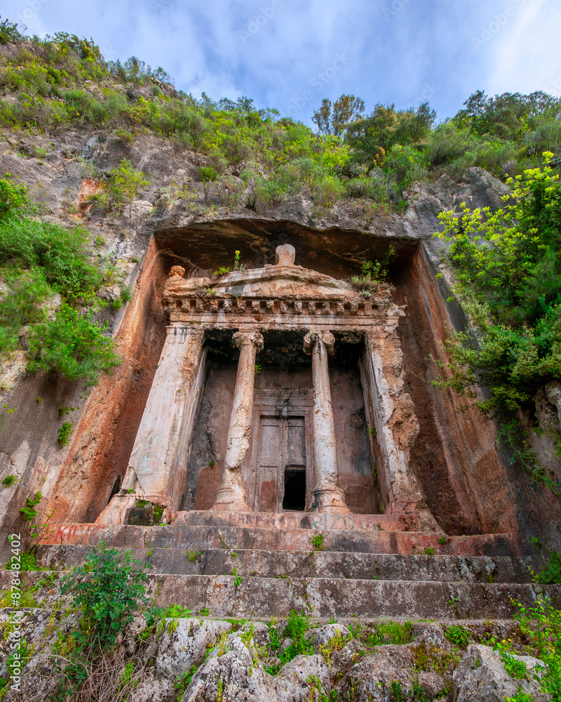 The Tombs of Telmessos Ancient City in Fethiye