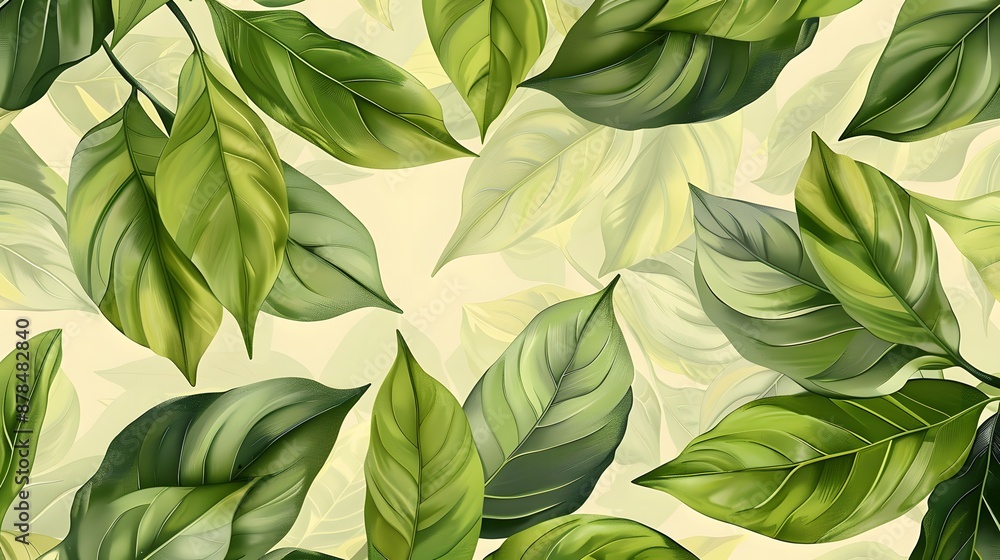 Leaf shading pattern Leaf shading pattern