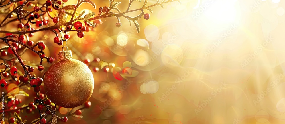 Festive ornament with copy space image. Festive ornament with copy space image.