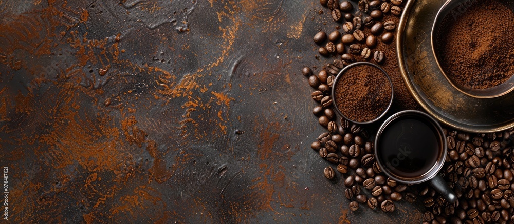 Coffee background with copy space image. Coffee background with copy space image.