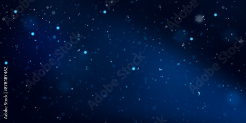 blue christmas background with blue abstract background  © arwiyada