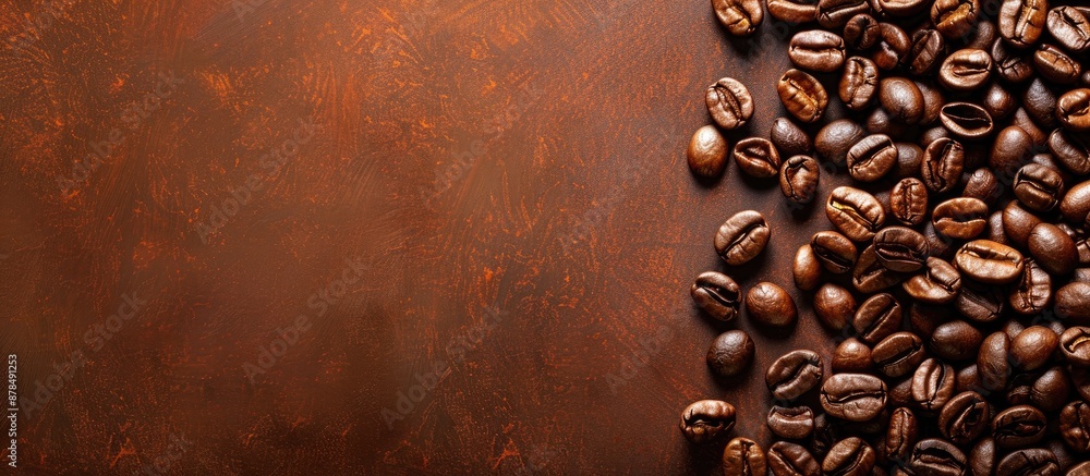 Background of freshly roasted coffee beans with copy space image. Background of freshly roasted coffee beans with copy space image.