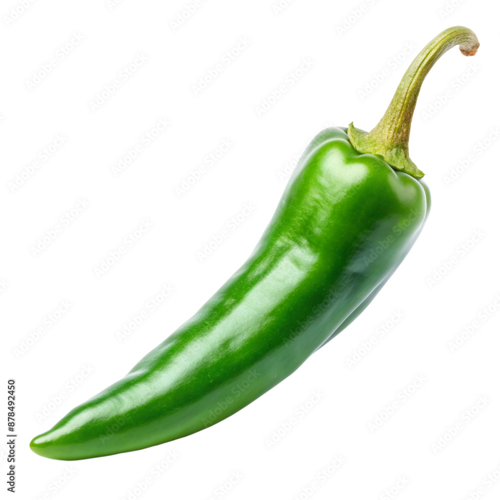 green chili peppers isolated on white background. green chili peppers isolated on white background.