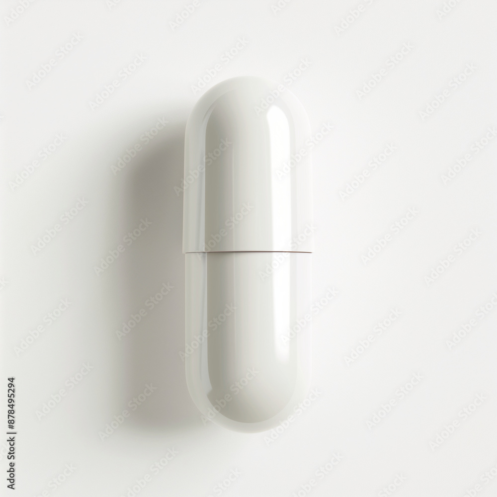 medicine capsule on a white background medicine capsule on a white background