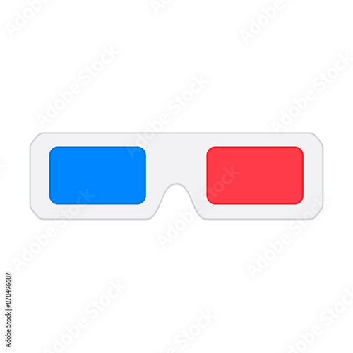 3d Cinema Glasses Icon