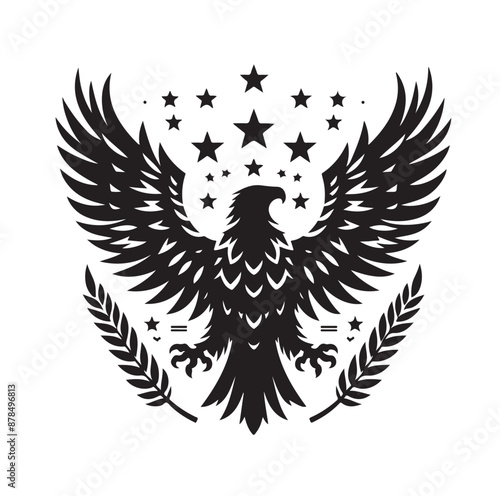 Eagle Silhouette vector illustration