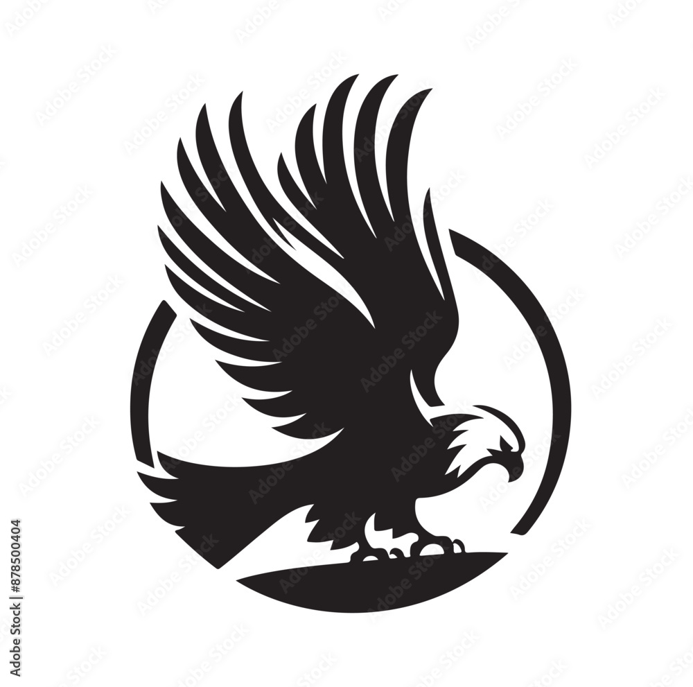 Eagle Silhouette vector illustration Eagle Silhouette vector illustration