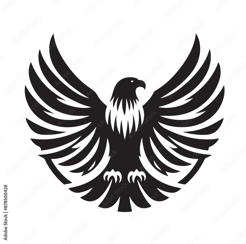 Eagle Silhouette vector illustration Eagle Silhouette vector illustration