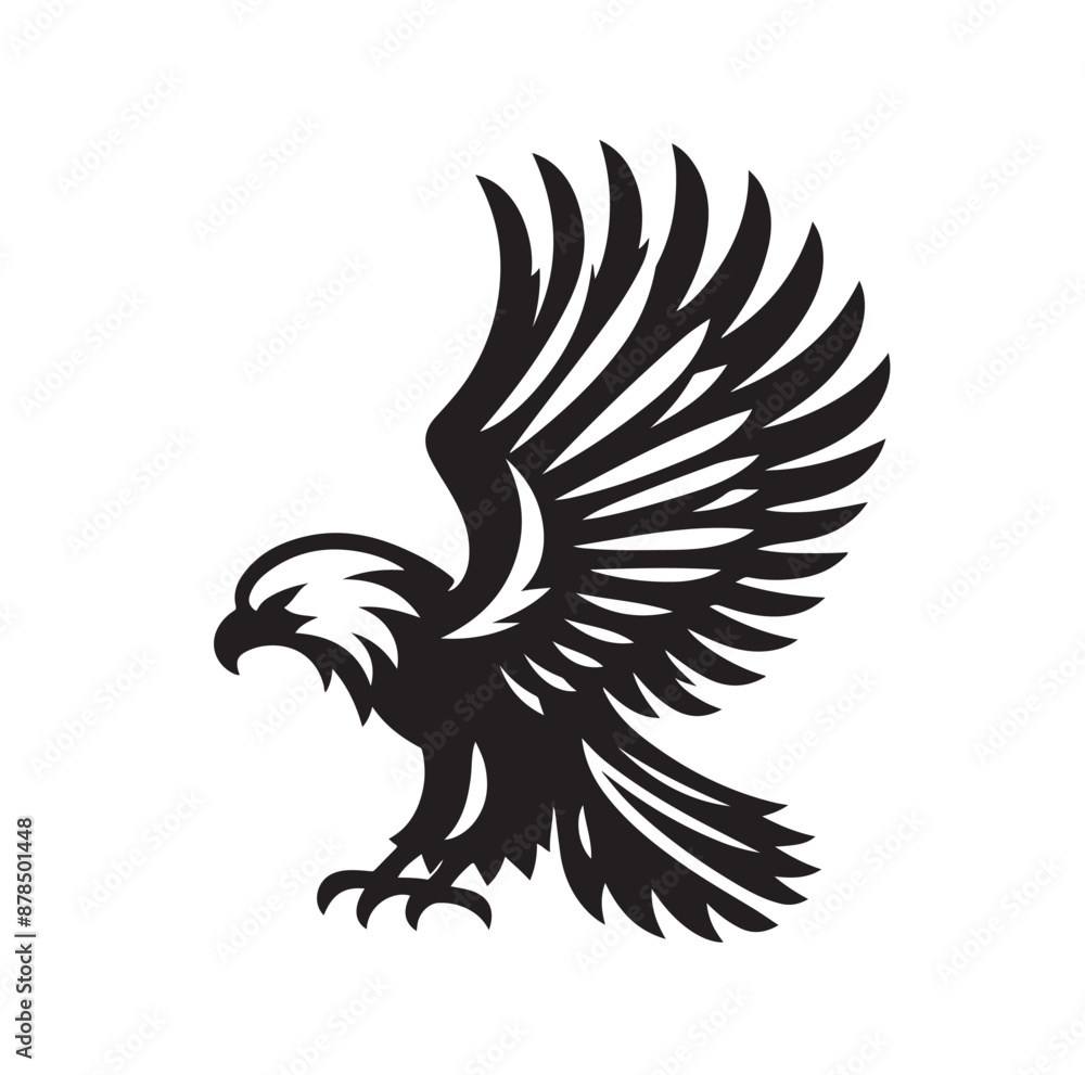 Eagle Silhouette vector illustration Eagle Silhouette vector illustration