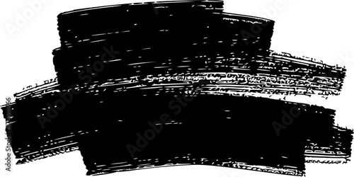 Ink and brush textured grun...