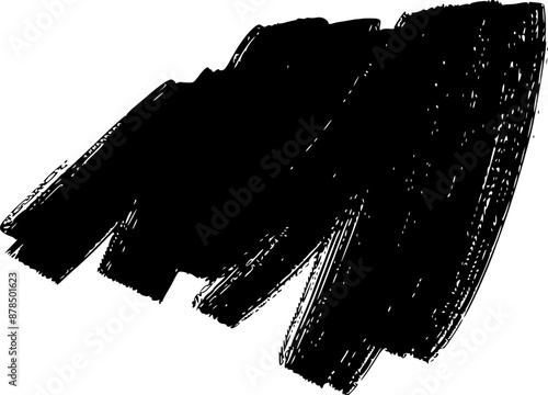 Ink and brush textured grun...