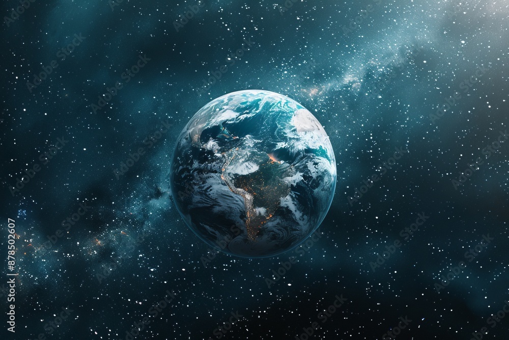 a planet earth in space a planet earth in space