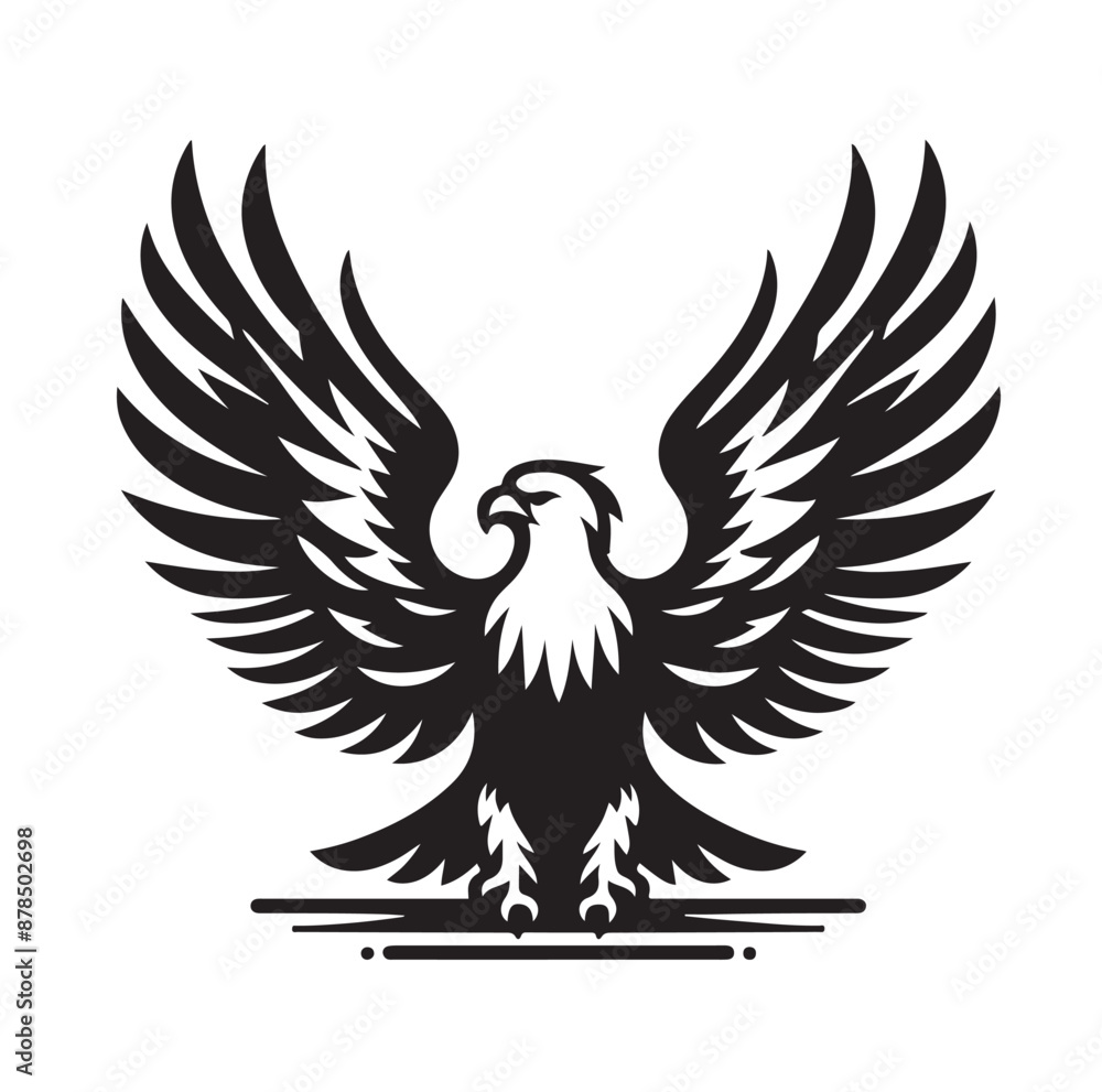 Eagle Silhouette vector illustration Eagle Silhouette vector illustration