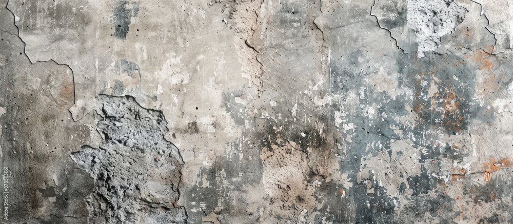 Modern loft-style cement wall with a weathered raw grunge texture and scratch marks for a background structure. Great for a copy space image. Modern loft-style cement wall with a weathered raw grunge texture and scratch marks for a background structure. Great for a copy space image.