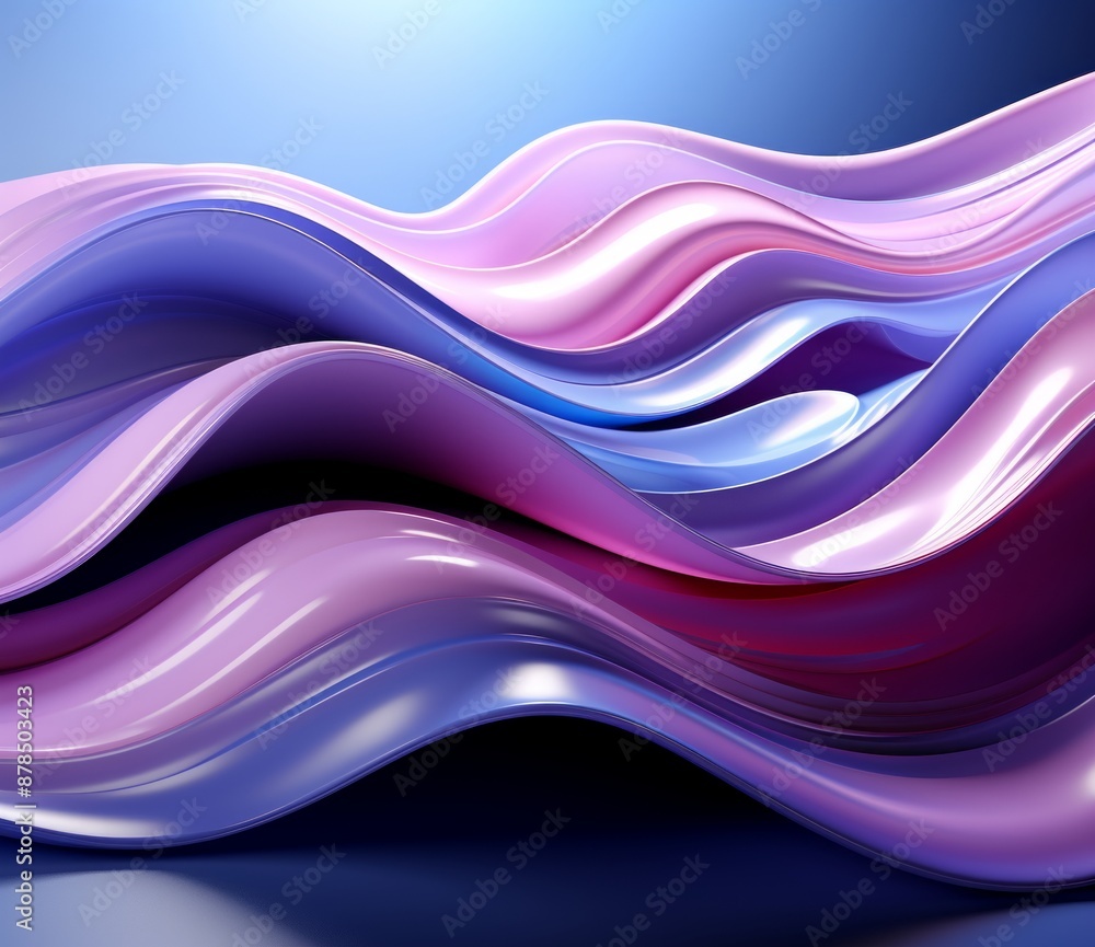 Abstract background with flowing neon shapes Abstract background with flowing neon shapes