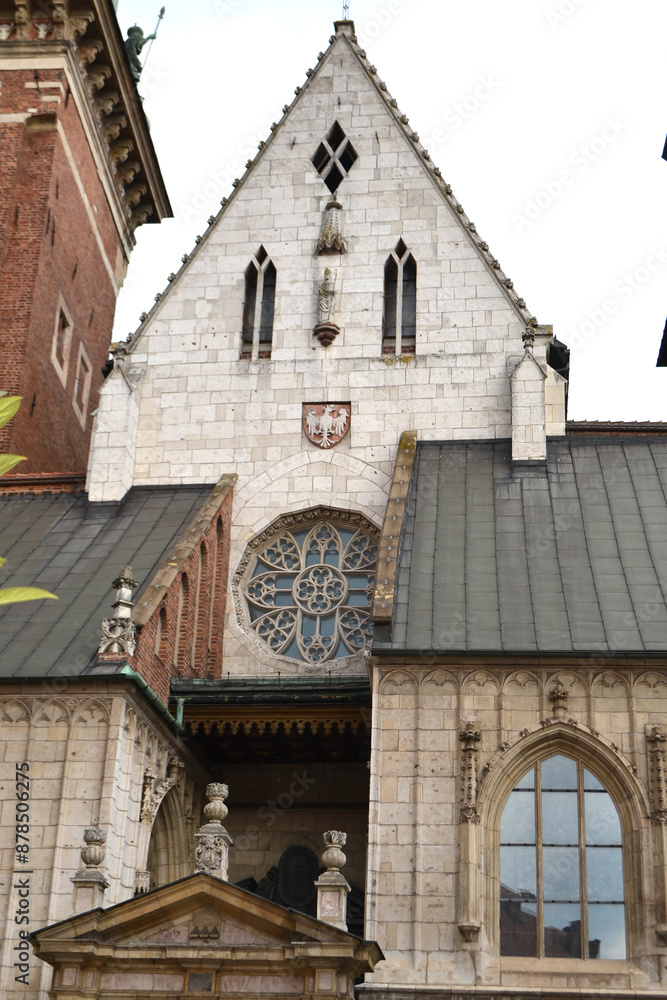 Fototapeta premium Beautiful Krakow market square. Faded colors.