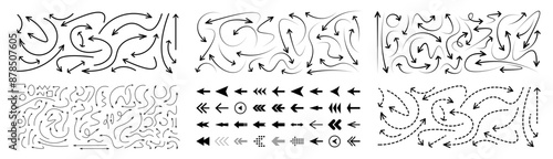 arrow vector, hand editable arrow icon set, arrow symbol mark, modern logo, arrow mark set, editable, thin line, outline, hint symbol, hint vector