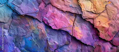 Wallpaper Mural Vibrant stone texture with stunning colors for a copy space image. Torontodigital.ca