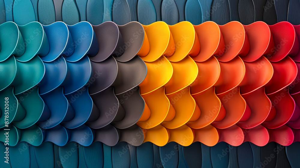 Fototapeta premium Abstract Colorful Pattern Background