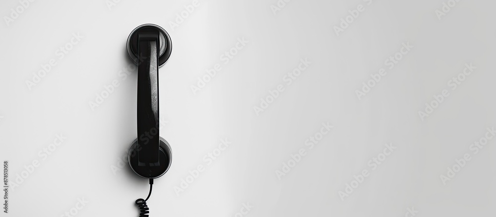 High viewpoint of conference phone on a white background, with ample copy space image. High viewpoint of conference phone on a white background, with ample copy space image.