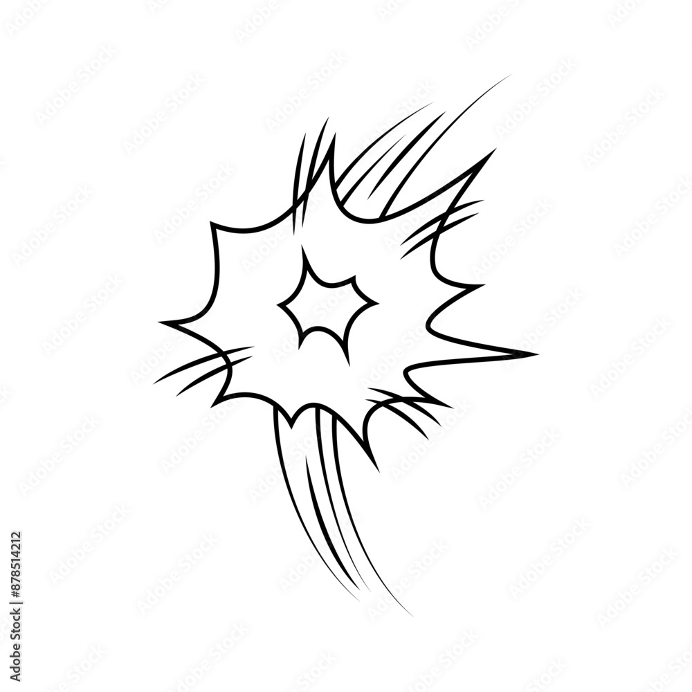 Collection of hand drawn Sharp Explosion Speech Bubbles. vector illustration. isolated on a white background Collection of hand drawn Sharp Explosion Speech Bubbles. vector illustration. isolated on a white background