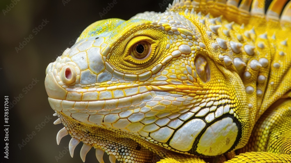 Fototapeta premium close up of iguana