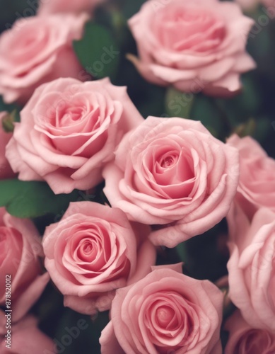 texture valentine bouquet background rose flower pink vintage love beautiful © wafi