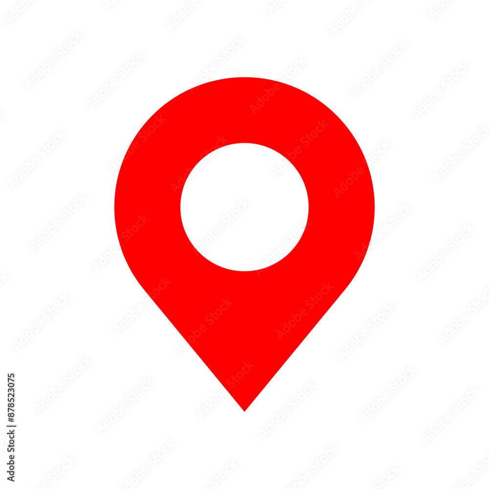 Vector location icons on a white background. Vector location icons on a white background.