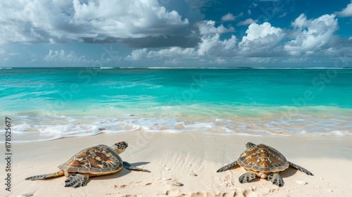 Pair of turtle scutes