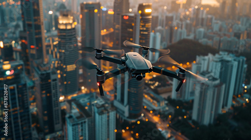 Urban Aerial Surveillance using Drones for Capturing Images of Skyscrapers