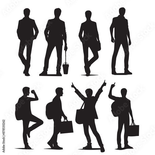 man set silhouette png, man set silhouette images ,man set silhouette svg ,man set silhouette vector