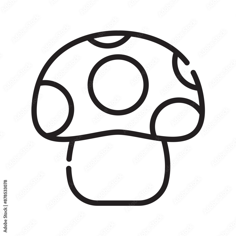 mushroom icon design vector template mushroom icon design vector template