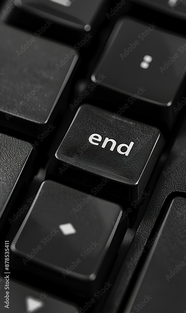 A black keyboard with the A black keyboard with the