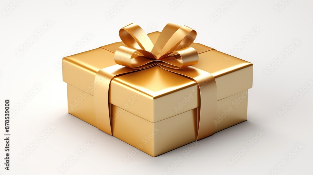 gift box on solid white background, single object gift box on solid white background, single object